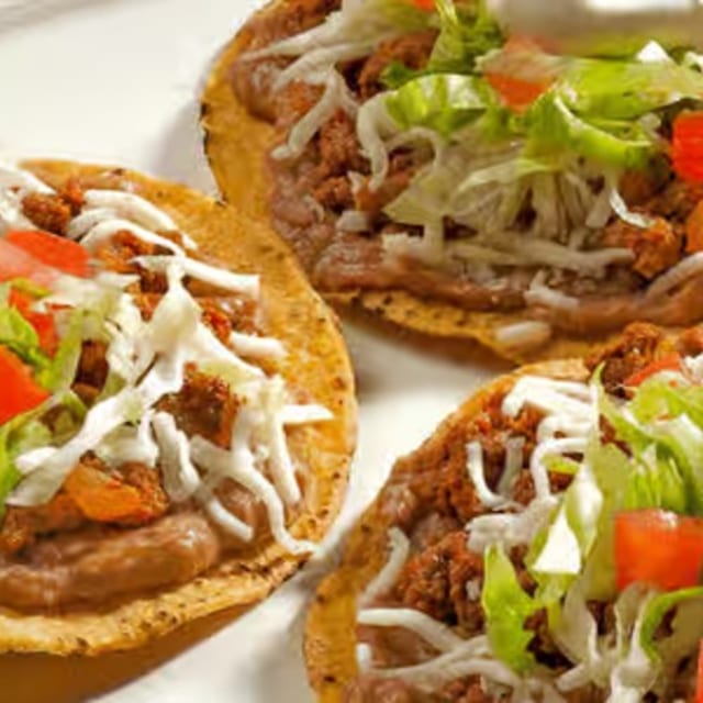 Bean Tostada Dinner.