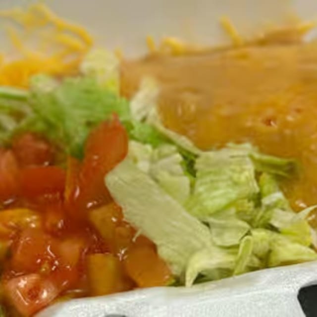 Flour Chicken Enchilada.